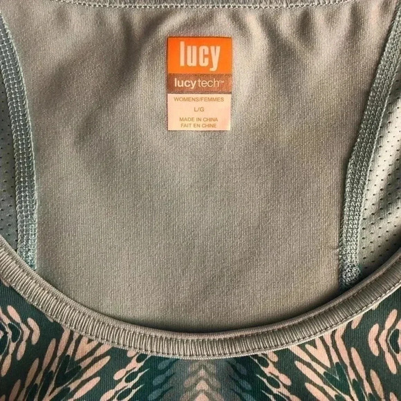 LUCY TECH Ikat Racerback Look Tank Top - Picture 8 of 10